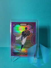 2021 Panini Prizm Luis Patino #189 Tampa Bay Rays Purple Prizm Rookie RC